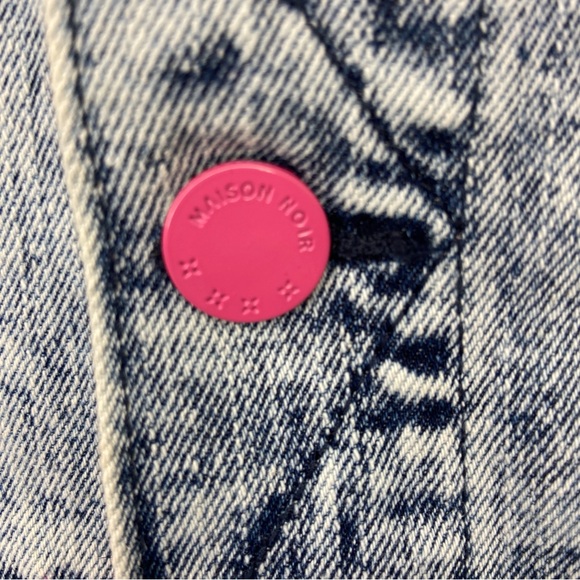 Maison Noir Men's Sunshine Denim Jacket Medium - Picture 8 of 10
